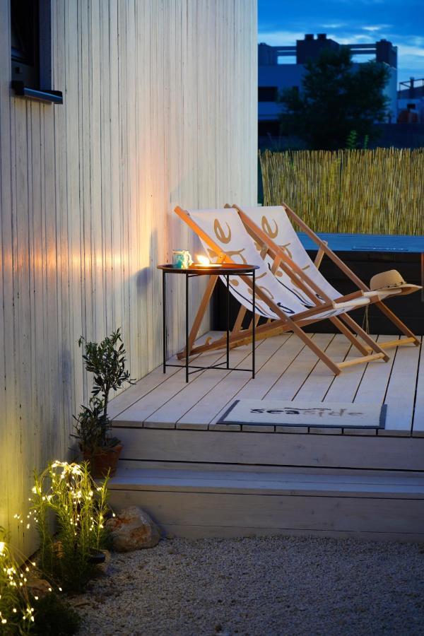 Boutique Style Eco-Beachhouse, Private Jacuzzi Privlaka (Zadar) Exterior foto